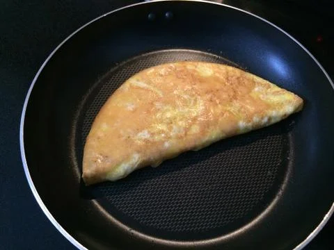 Two Egg Omelet Stock Photos