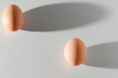 Two eggs Stock Photos