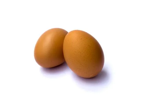 Two eggs. Stock Photos