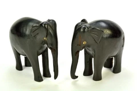 Two elephants Stock Photos