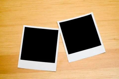 Two empty photos Stock Photos