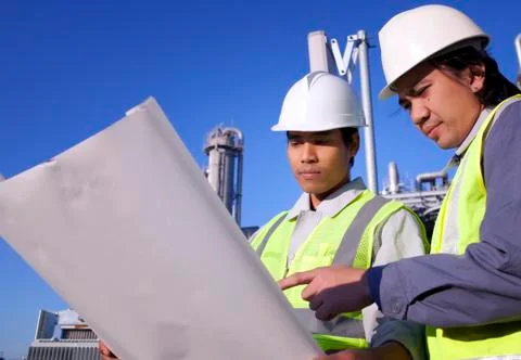 Two engineer Foto stock