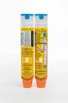 Two Epipens Stock Photos