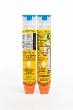 Two Epipens Stock Photos