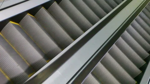Two escalators Stock Footage 980185