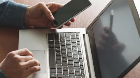 Two factor authentication identity verification Stock Photos