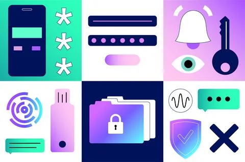 Two factor authentication イラスト素材