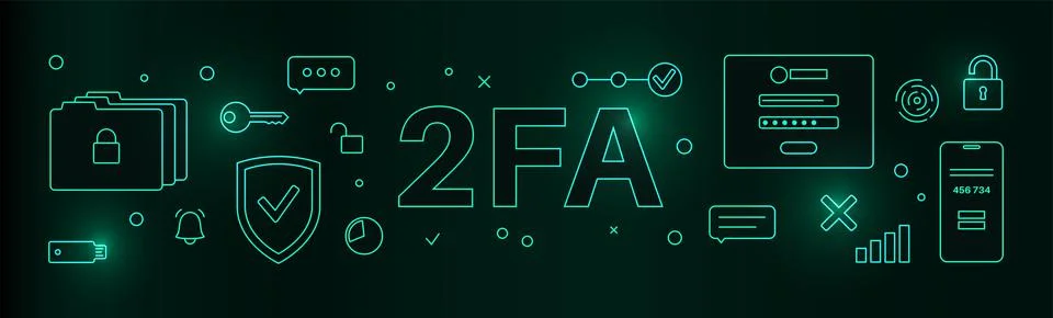 Two factor authentication イラスト素材