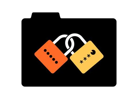 Two factor authentication Stock Illustration