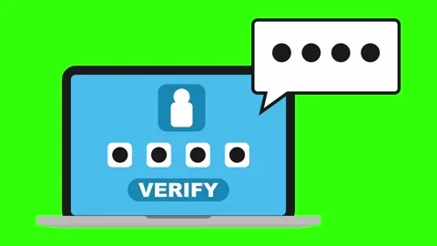 Two-Factor Authentication OTP Login Animation Stock Footage 327929767