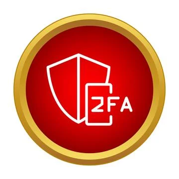 Two factor authentication security shield mobile protection icon Stock Illustration