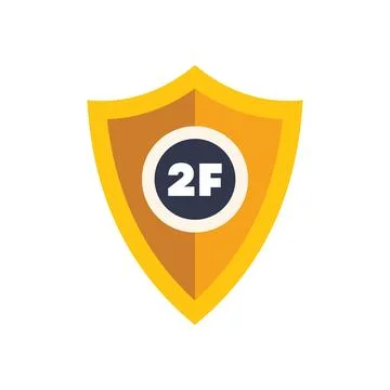 Two factor authentication shield providing security and protection Stock Illustration