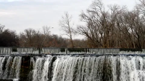 Two Falls Sky Stock Footage 1106201