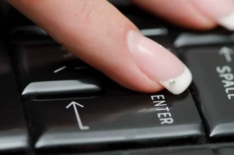 Two fingers Stock Photos