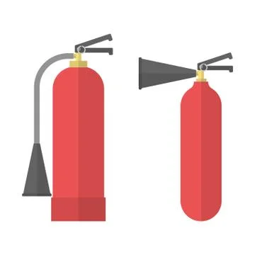 Two fire Extinguishers Illustrazione stock
