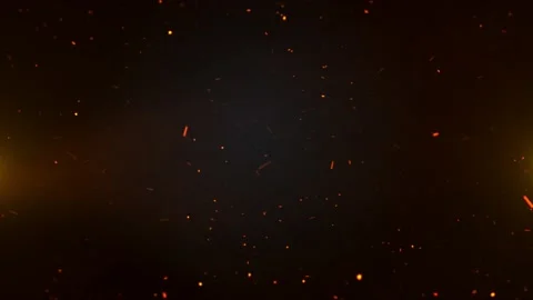 Two Fire Flow Sparkles And Ember Loop Ba... | Stock Video | Pond5
