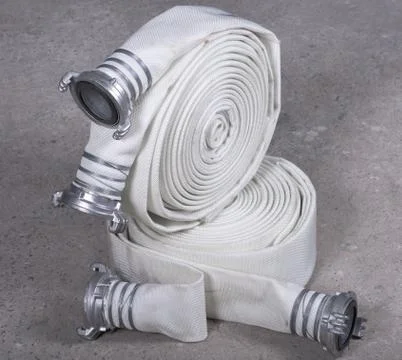 Two fire hose Stock Photos