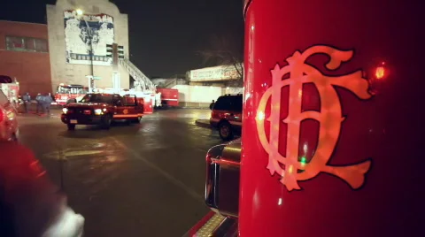 Two Firemen Walking Stock Footage 645383