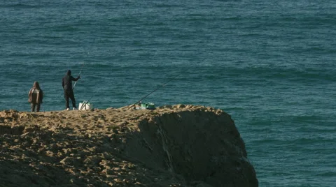 Two fishermen Vídeo Stock 46902222