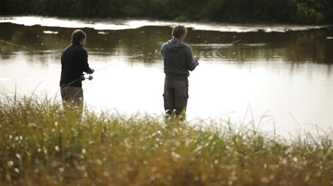 Two fishermen Video stock 48911890