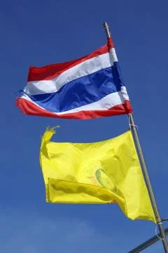 Two flags Stock Photos