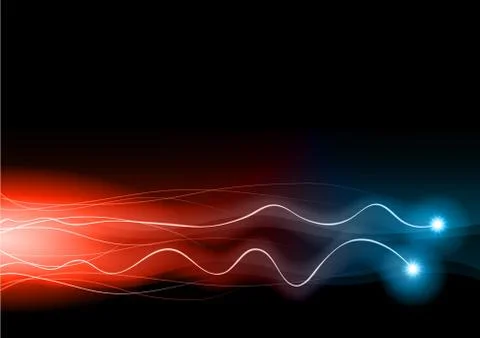 Two flashes Illustrazione stock