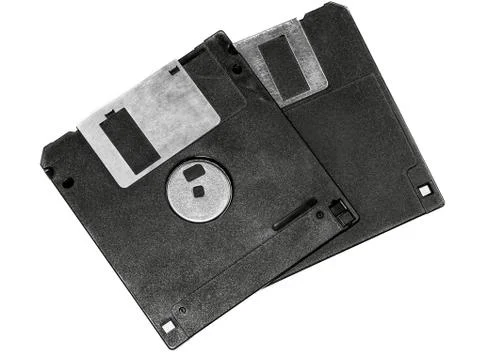 Two floppy disks Stock Photos
