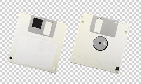 Two floppy disks Stock Photos