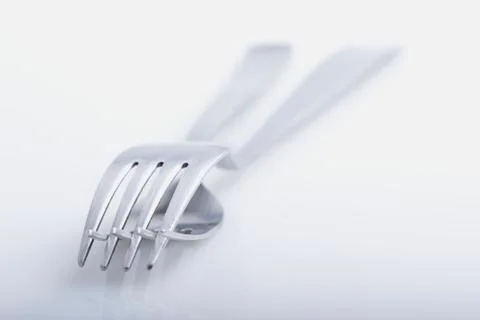 Two forks Stock Photos