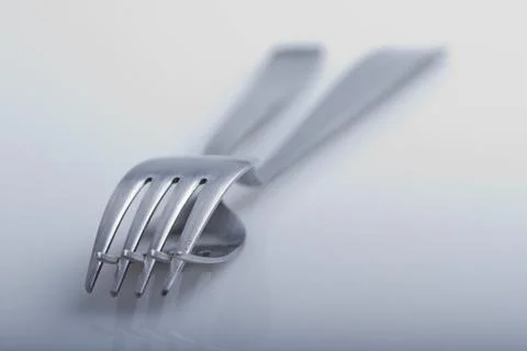 Two forks Stock Photos
