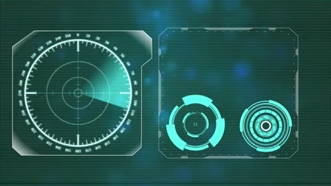 Two frames with active rear sights inside on a stripped background. Stock Footage 131168712