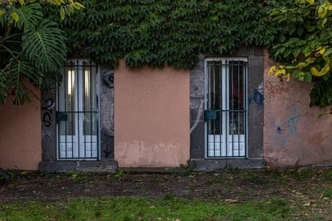 Two French windows Stock Photos