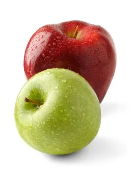 Two fresh apples Foto stock