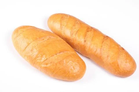 Two fresh bread Stock Photos