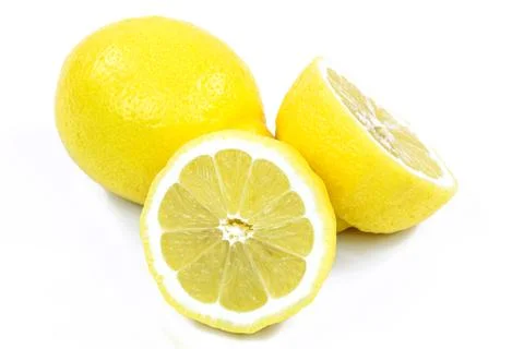 Two Fresh Lemons Stock Photos