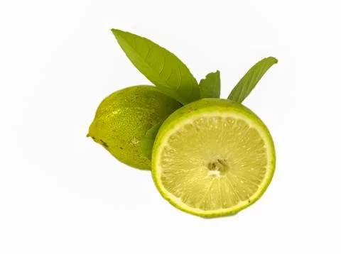 Two fresh oranges Stock Photos