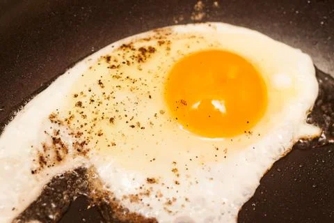 Two fried eggs Foto stock