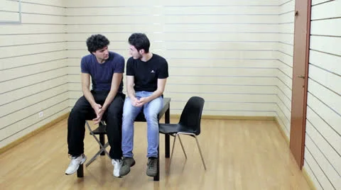 Two friends arguing - fighting 스톡 동영상 23126862