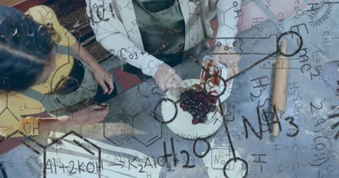 Two friends baking cherry pie lifting cherry compote dish and scooping filling Stock Footage 316811520