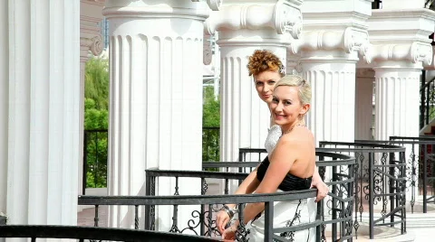 Two friends Stock Footage 376769