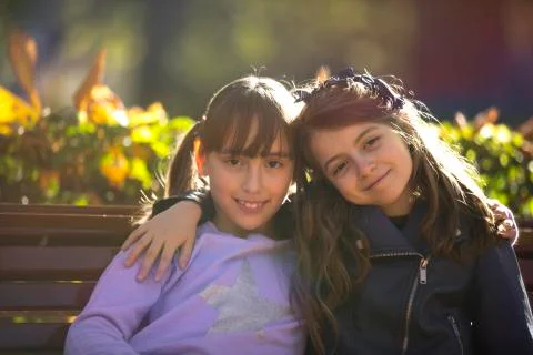 Two friends having fun Stock Photos