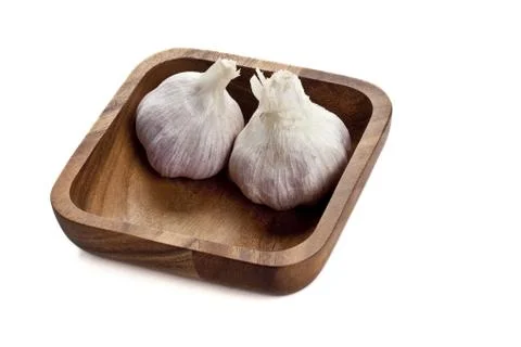 Two garlic bulbs Stock-Fotos
