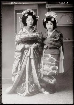 Two Geisha. Foto stock