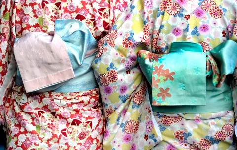Two geishas Stock Photos