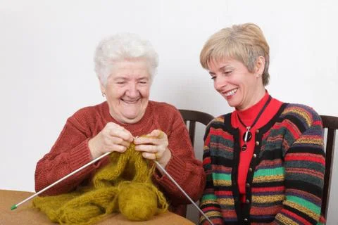 Two generations Stock-Fotos