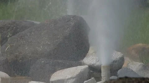 Two geysers Stock Footage 49802113