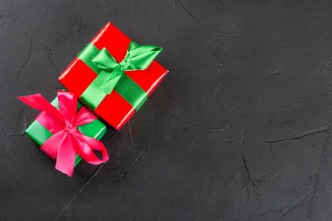 Two gift boxes Stock Photos