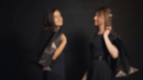 Two Girlfriends on Black Friday 動画素材 81758085