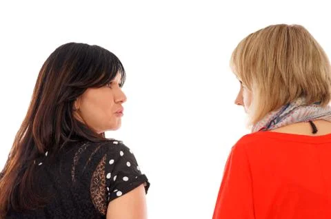 Two girlfriends Stock Photos