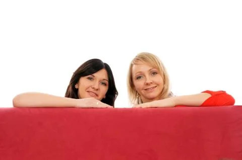 Two girlfriends Foto stock